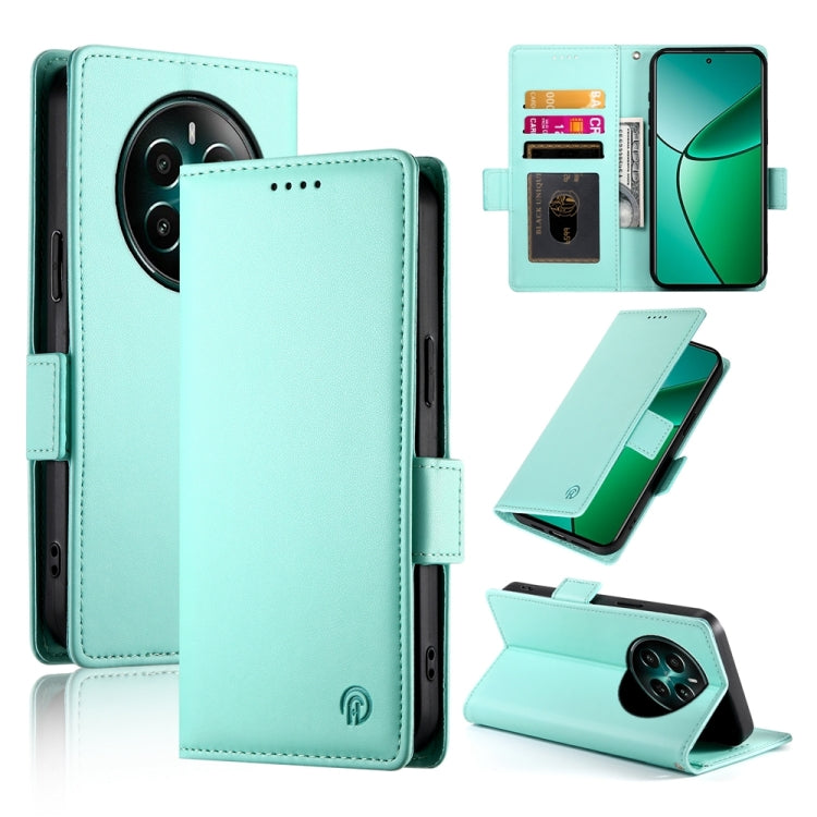 Side Buckle Magnetic Frosted Leather Phone Case, For Realme C75 / Realme 14x, For Realme 13+, For Realme 13 Pro / 13 Pro+ Global, For Realme GT 6 Global, For Realme 12+ / Narzo 70 Pro, For Realme 12, For Realme 12 Pro / 12 Pro+, For Realme C67 4G Globa...