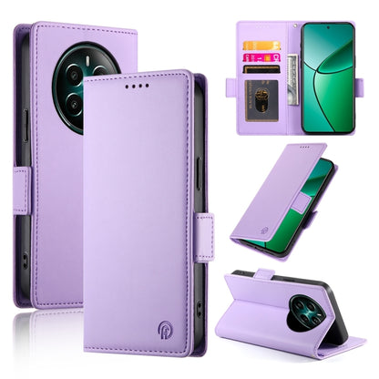 Side Buckle Magnetic Frosted Leather Phone Case, For Realme C75 / Realme 14x, For Realme 13+, For Realme 13 Pro / 13 Pro+ Global, For Realme GT 6 Global, For Realme 12+ / Narzo 70 Pro, For Realme 12, For Realme 12 Pro / 12 Pro+, For Realme C67 4G Globa...