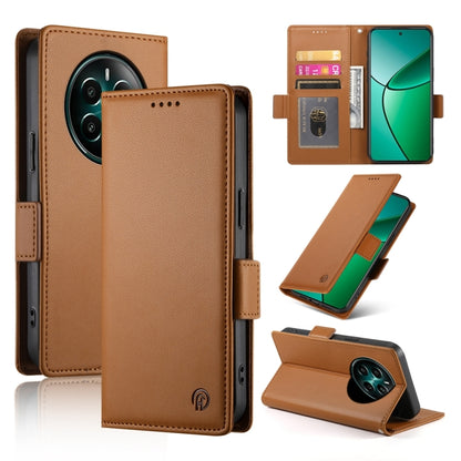Side Buckle Magnetic Frosted Leather Phone Case, For Realme C75 / Realme 14x, For Realme 13+, For Realme 13 Pro / 13 Pro+ Global, For Realme GT 6 Global, For Realme 12+ / Narzo 70 Pro, For Realme 12, For Realme 12 Pro / 12 Pro+, For Realme C67 4G Globa...