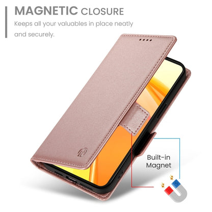 Side Buckle Magnetic Frosted Leather Phone Case, For Realme C55 4G / Narzo N55