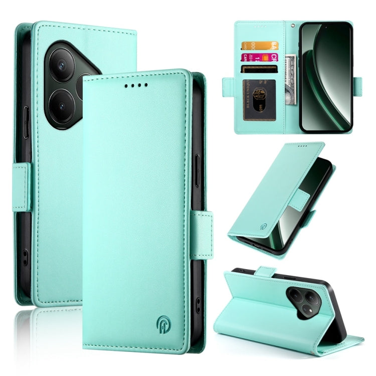 Side Buckle Magnetic Frosted Leather Phone Case, For Realme C75 / Realme 14x, For Realme 13+, For Realme 13 Pro / 13 Pro+ Global, For Realme GT 6 Global, For Realme 12+ / Narzo 70 Pro, For Realme 12, For Realme 12 Pro / 12 Pro+, For Realme C67 4G Globa...