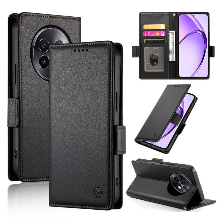 Side Buckle Magnetic Frosted Leather Phone Case, For Realme C75 / Realme 14x, For Realme 13+, For Realme 13 Pro / 13 Pro+ Global, For Realme GT 6 Global, For Realme 12+ / Narzo 70 Pro, For Realme 12, For Realme 12 Pro / 12 Pro+, For Realme C67 4G Globa...