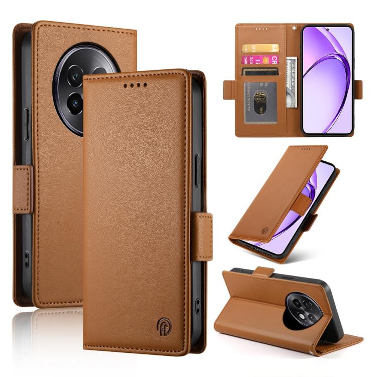 Side Buckle Magnetic Frosted Leather Phone Case, For Realme C75 / Realme 14x, For Realme 13+, For Realme 13 Pro / 13 Pro+ Global, For Realme GT 6 Global, For Realme 12+ / Narzo 70 Pro, For Realme 12, For Realme 12 Pro / 12 Pro+, For Realme C67 4G Globa...