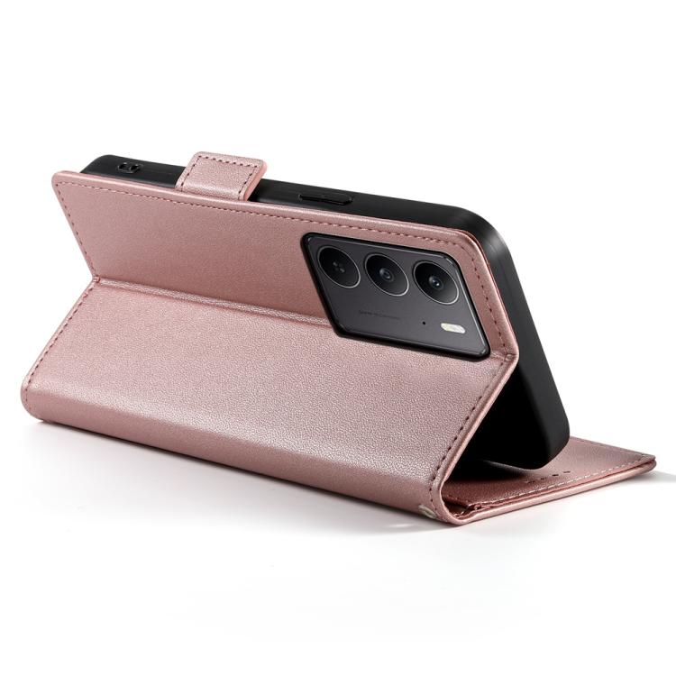 Side Buckle Magnetic Frosted Leather Phone Case, For Realme C75 / Realme 14x, For Realme 13+, For Realme 13 Pro / 13 Pro+ Global, For Realme GT 6 Global, For Realme 12+ / Narzo 70 Pro, For Realme 12, For Realme 12 Pro / 12 Pro+, For Realme C67 4G Globa...