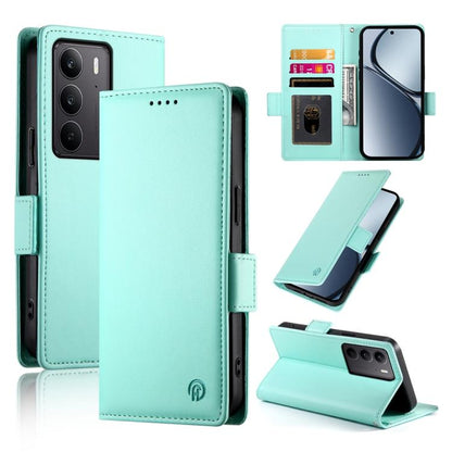 Side Buckle Magnetic Frosted Leather Phone Case, For Realme C75 / Realme 14x, For Realme 13+, For Realme 13 Pro / 13 Pro+ Global, For Realme GT 6 Global, For Realme 12+ / Narzo 70 Pro, For Realme 12, For Realme 12 Pro / 12 Pro+, For Realme C67 4G Globa...