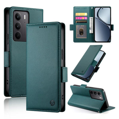 Side Buckle Magnetic Frosted Leather Phone Case, For Realme C75 / Realme 14x, For Realme 13+, For Realme 13 Pro / 13 Pro+ Global, For Realme GT 6 Global, For Realme 12+ / Narzo 70 Pro, For Realme 12, For Realme 12 Pro / 12 Pro+, For Realme C67 4G Globa...