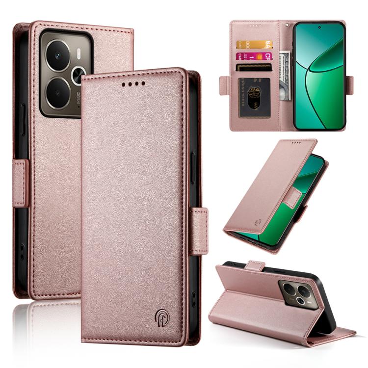 Side Buckle Magnetic Frosted Leather Phone Case, For Realme 16T 5G, For Realme C100 4G, For Realme C83 5G / C85 5G / Realme 15x 5G, For Realme 16 5G, For Realme 16 Pro+ 5G, For Realme 16 Pro 5G, For Realme C85 Pro 4G, For Realme 15T 5G                 ...