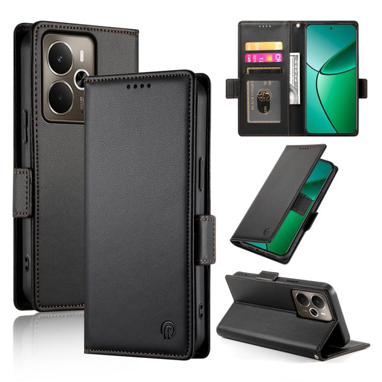Side Buckle Magnetic Frosted Leather Phone Case, For Realme 16T 5G, For Realme C100 4G, For Realme C83 5G / C85 5G / Realme 15x 5G, For Realme 16 5G, For Realme 16 Pro+ 5G, For Realme 16 Pro 5G, For Realme C85 Pro 4G, For Realme 15T 5G                 ...