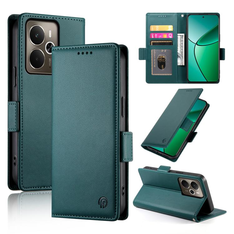 Side Buckle Magnetic Frosted Leather Phone Case, For Realme 16T 5G, For Realme C100 4G, For Realme C83 5G / C85 5G / Realme 15x 5G, For Realme 16 5G, For Realme 16 Pro+ 5G, For Realme 16 Pro 5G, For Realme C85 Pro 4G, For Realme 15T 5G                 ...