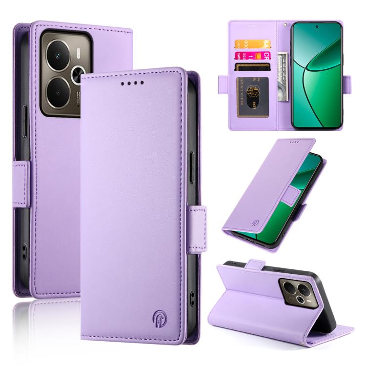 Side Buckle Magnetic Frosted Leather Phone Case, For Realme 16T 5G, For Realme C100 4G, For Realme C83 5G / C85 5G / Realme 15x 5G, For Realme 16 5G, For Realme 16 Pro+ 5G, For Realme 16 Pro 5G, For Realme C85 Pro 4G, For Realme 15T 5G                 ...