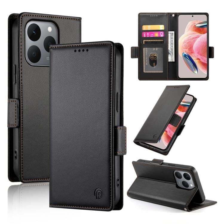 Side Buckle Magnetic Frosted Leather Phone Case, For Realme 16T 5G, For Realme C100 4G, For Realme C83 5G / C85 5G / Realme 15x 5G, For Realme 16 5G, For Realme 16 Pro+ 5G, For Realme 16 Pro 5G, For Realme C85 Pro 4G, For Realme 15T 5G                 ...