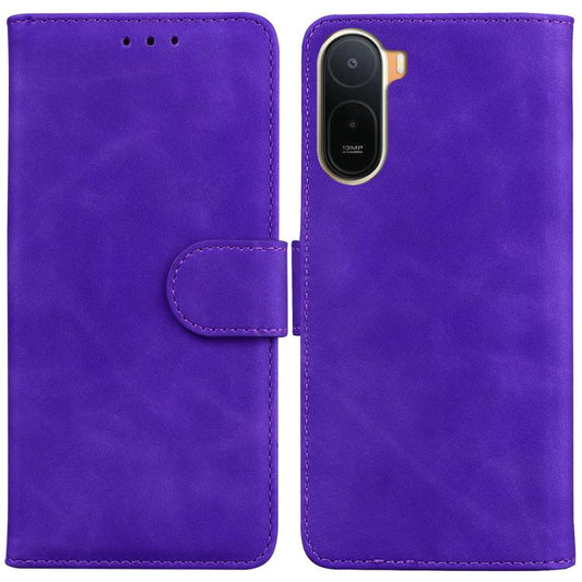 Skin Feel Pure Color Flip Leather Phone Case, For Redmi A7 Pro 4G / 5G 171mm / Poco C85x 5G, For Redmi 15a 5G, For Redmi Turbo 5 Max 5G / Poco X8 Pro Max 5G, For Redmi Turbo 5 5G / Poco X8 Pro 5G, For Redmi Note 15 Pro+ 5G 163.3mm / Poco M8 Pro 5G     ...