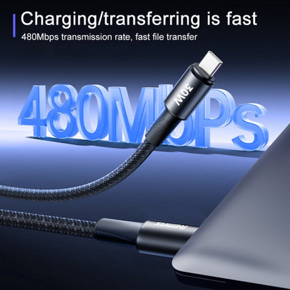REMAX RC-C100 1.2m 30W Type-C to Type-C Fast Charging Braided Data Cable