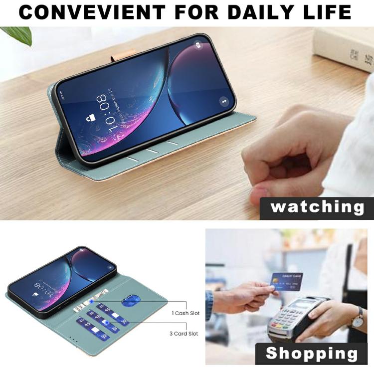 Color Matching RFID Anti-theft Leather Phone Case, For iPhone 18 Pro/17 Pro, For iPhone 18 Pro Max/17 Pro Max, For iPhone 17e / 16e, For iPhone 17, For iPhone Air, For iPhone 16 Pro Max, For iPhone 16 Pro, For iPhone 16 Plus, For iPhone 16             ...