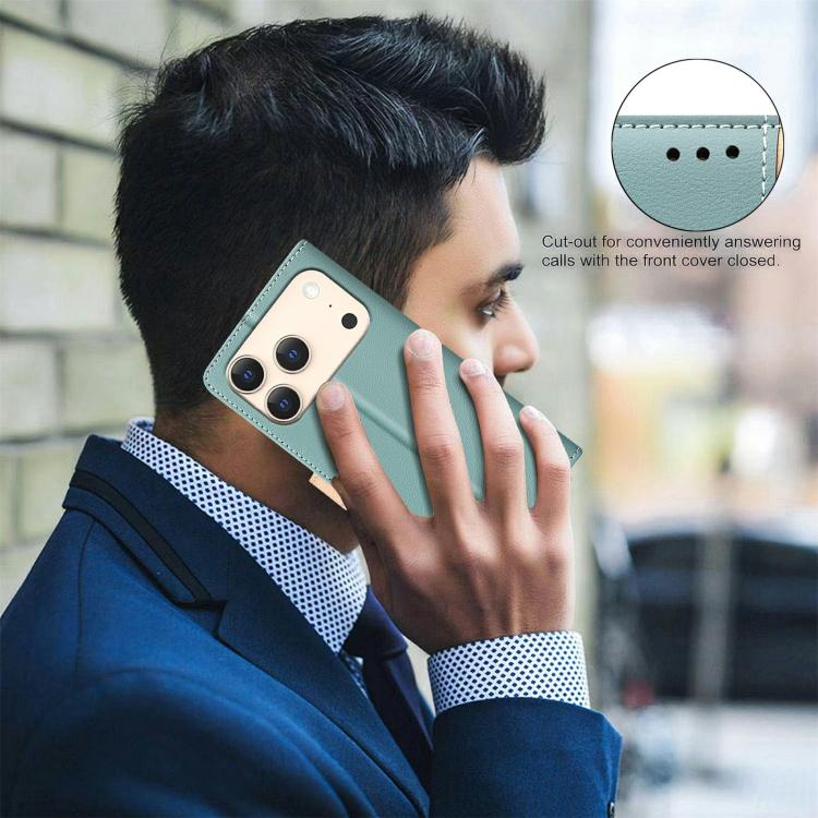 Color Matching RFID Anti-theft Leather Phone Case, For iPhone 18 Pro/17 Pro, For iPhone 18 Pro Max/17 Pro Max, For iPhone 17e / 16e, For iPhone 17, For iPhone Air, For iPhone 16 Pro Max, For iPhone 16 Pro, For iPhone 16 Plus, For iPhone 16             ...