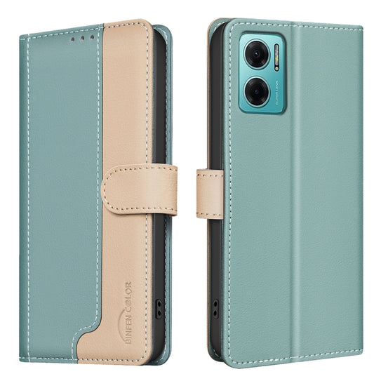 Color Matching RFID Anti-theft Leather Phone Case, For Xiaomi Redmi 10 5G / Note 11E, For Xiaomi Redmi 9C / 10A / Poco C31, For Xiaomi Redmi 10C, For Xiaomi Redmi 10 2022 / Note 11 4G, For Xiaomi Redmi K40 / K40 Pro, For Xiaomi Redmi Note 10 4G / 10S  ...