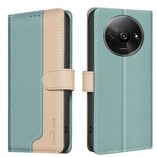 Color Matching RFID Anti-theft Leather Phone Case, For Xiaomi Redmi A3, For Xiaomi Redmi Note 13 Pro 4G Global, For Xiaomi Redmi Note 13 4G Global, For Xiaomi Redmi Note 13 5G, For Xiaomi Redmi 13C, For Xiaomi Redmi Note 13 Pro+