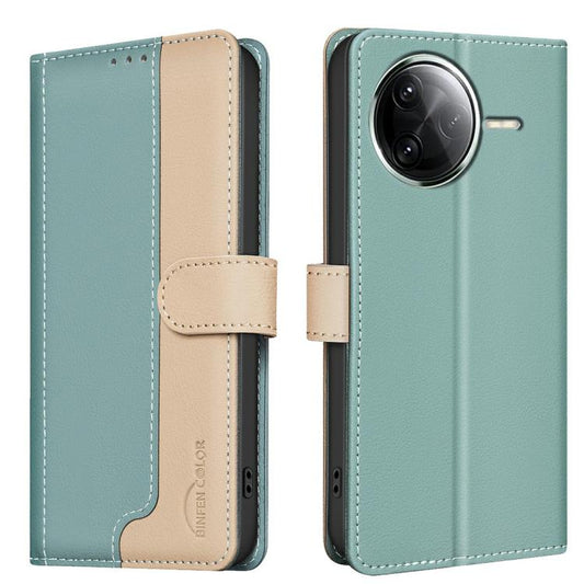 Color Matching RFID Anti-theft Leather Phone Case, For Redmi K80 / K80 Pro, For Redmi Turbo 4, For Redmi Note 14 Pro 4G, For Redmi Note 14 4G 163.25mm, For Redmi Note 14 5G, For Redmi Note 14 Pro 5G / Note 14 Pro+ 5G, For Redmi 14C 4G, For Xiaomi Redmi...
