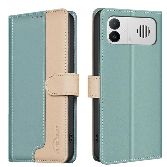 Color Matching RFID Anti-theft Leather Phone Case, For Redmi K90 Max 5G, For Redmi A7 Pro 171mm / Poco C85x 5G, For Redmi 15a 5G, For Redmi Tubo 5 Max / Poco X8 Pro Max, For Redmi Tubo 5 / Poco X8 Pro 5G, For Redmi Note 15 5G Global 164mm