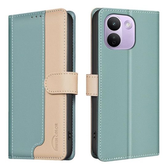 Color Matching RFID Anti-theft Leather Phone Case, For Redmi Note 17 Pro+ 5G Global 163mm, For Redmi 17 4G/5G Global 171mm, For Redmi Note 17 4G Global 171mm, For Redmi K90 Max 5G, For Redmi A7 Pro 171mm / Poco C85x 5G, For Redmi 15a 5G                ...
