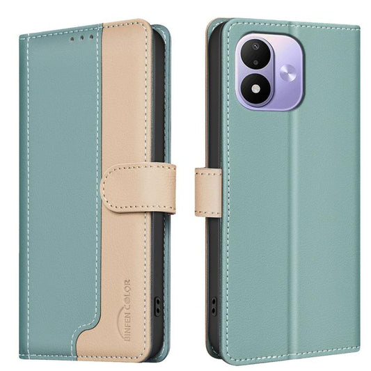 Color Matching RFID Anti-theft Leather Phone Case, For Redmi Note 17 4G 169.7mm, For Redmi 15C 5G/4G Global 171/Poco C85 4G, For Redmi Note 17 Pro Max 5G Global 163.4mm, For Redmi Note 17 Pro 5G Global 163.5mm, For Redmi K100 Pro Max 5G                ...