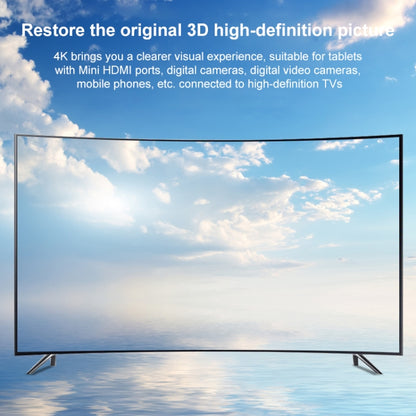 HDTV 2.0 to HDTV 4K 60Hz HD Video Transmission Signal Cable, 0.3m, 0.5m, 1m