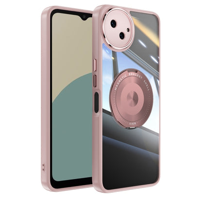 360 Holder Magsafe Acrylic Hybrid TPU Phone Case, For Sharp Aquos Wish6, For Sharp Aquos R10 5G, For Sharp Aquos Wish4 5G