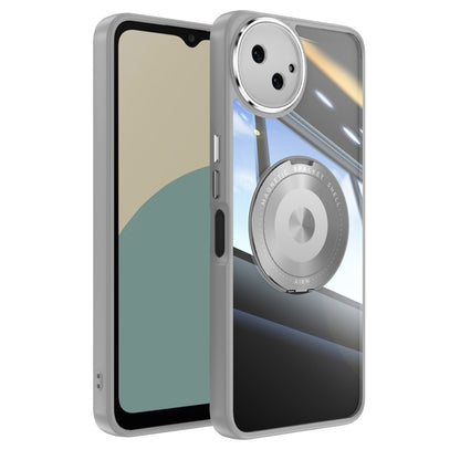 360 Holder Magsafe Acrylic Hybrid TPU Phone Case, For Sharp Aquos Wish6, For Sharp Aquos R10 5G, For Sharp Aquos Wish4 5G