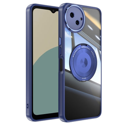 360 Holder Magsafe Acrylic Hybrid TPU Phone Case, For Sharp Aquos Wish6, For Sharp Aquos R10 5G, For Sharp Aquos Wish4 5G