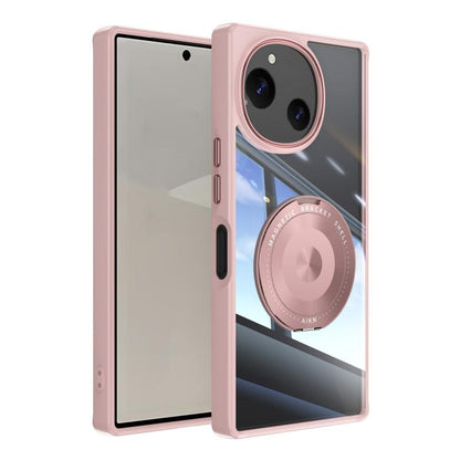 360 Holder Magsafe Acrylic Hybrid TPU Phone Case, For Sharp Aquos Wish6, For Sharp Aquos R10 5G, For Sharp Aquos Wish4 5G