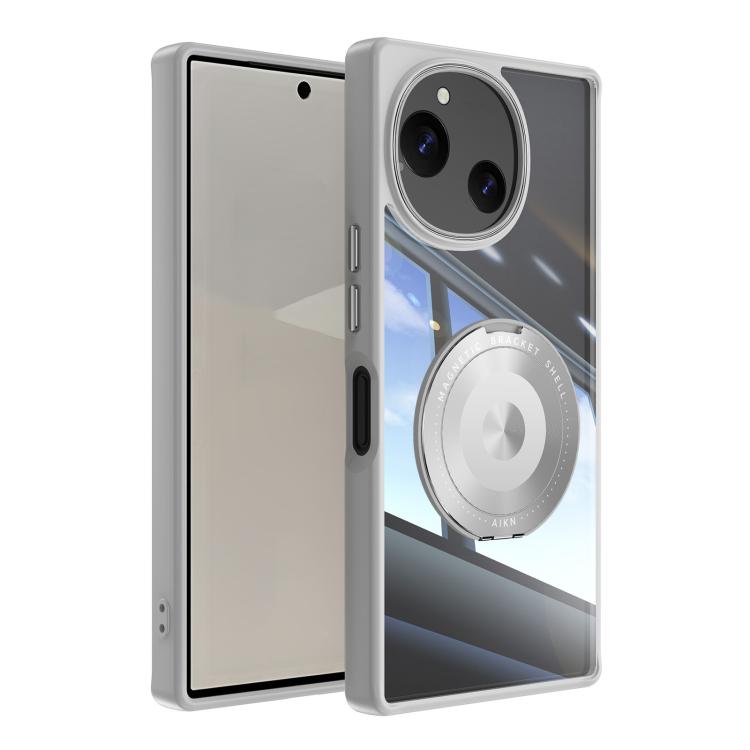 360 Holder Magsafe Acrylic Hybrid TPU Phone Case, For Sharp Aquos Wish6, For Sharp Aquos R10 5G, For Sharp Aquos Wish4 5G