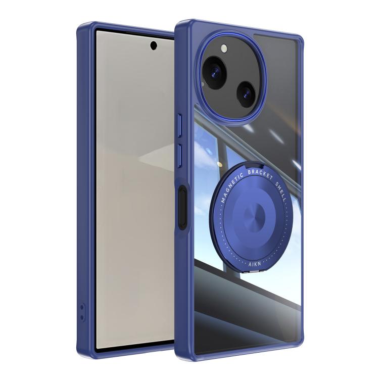 360 Holder Magsafe Acrylic Hybrid TPU Phone Case, For Sharp Aquos Wish6, For Sharp Aquos R10 5G, For Sharp Aquos Wish4 5G