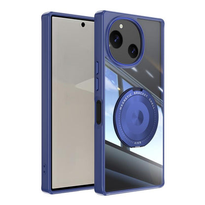 360 Holder Magsafe Acrylic Hybrid TPU Phone Case, For Sharp Aquos Wish6, For Sharp Aquos R10 5G, For Sharp Aquos Wish4 5G