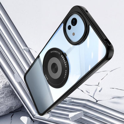 360 Holder Magsafe Acrylic Hybrid TPU Phone Case, For Sharp Aquos Wish6, For Sharp Aquos R10 5G, For Sharp Aquos Wish4 5G