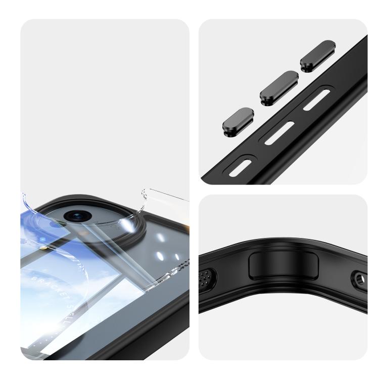 360 Holder Magsafe Acrylic Hybrid TPU Phone Case, For Sharp Aquos Wish6, For Sharp Aquos R10 5G, For Sharp Aquos Wish4 5G