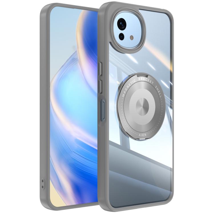 360 Holder Magsafe Acrylic Hybrid TPU Phone Case, For Sharp Aquos Wish6, For Sharp Aquos R10 5G, For Sharp Aquos Wish4 5G