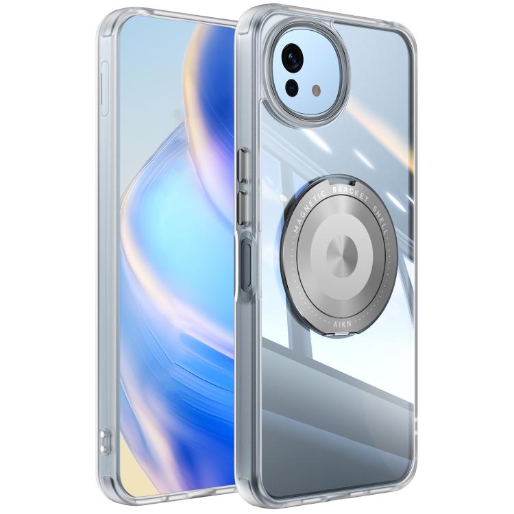 360 Holder Magsafe Acrylic Hybrid TPU Phone Case, For Sharp Aquos Wish6, For Sharp Aquos R10 5G, For Sharp Aquos Wish4 5G