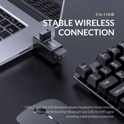 ORICO MINI-U32 3 in 1 USB Interface ABS Plastic Mini HUB Adapter, MINI-U32