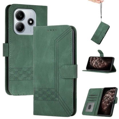 Cubic Skin Feel Flip Leather Phone Case, For Redmi A7 Pro 171mm / Poco C85x 5G, For Redmi Turbo 5 Max / Poco X8 Pro Max, For Redmi Turbo 5 5G / Poco X8 Pro 5G, For Redmi Note 15 4G / 5G 164mm / Poco M8 5G, For Redmi K90 Pro Max / Poco F8 Ultra         ...