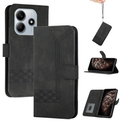 Cubic Skin Feel Flip Leather Phone Case, For Redmi A7 Pro 171mm / Poco C85x 5G, For Redmi Turbo 5 Max / Poco X8 Pro Max, For Redmi Turbo 5 5G / Poco X8 Pro 5G, For Redmi Note 15 4G / 5G 164mm / Poco M8 5G, For Redmi K90 Pro Max / Poco F8 Ultra         ...
