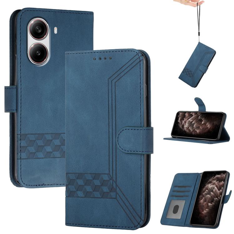 Cubic Skin Feel Flip Leather Phone Case, For Redmi A7 Pro 171mm / Poco C85x 5G, For Redmi Turbo 5 Max / Poco X8 Pro Max, For Redmi Turbo 5 5G / Poco X8 Pro 5G, For Redmi Note 15 4G / 5G 164mm / Poco M8 5G, For Redmi K90 Pro Max / Poco F8 Ultra         ...