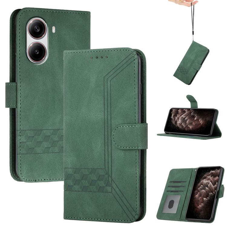 Cubic Skin Feel Flip Leather Phone Case, For Redmi A7 Pro 171mm / Poco C85x 5G, For Redmi Turbo 5 Max / Poco X8 Pro Max, For Redmi Turbo 5 5G / Poco X8 Pro 5G, For Redmi Note 15 4G / 5G 164mm / Poco M8 5G, For Redmi K90 Pro Max / Poco F8 Ultra         ...
