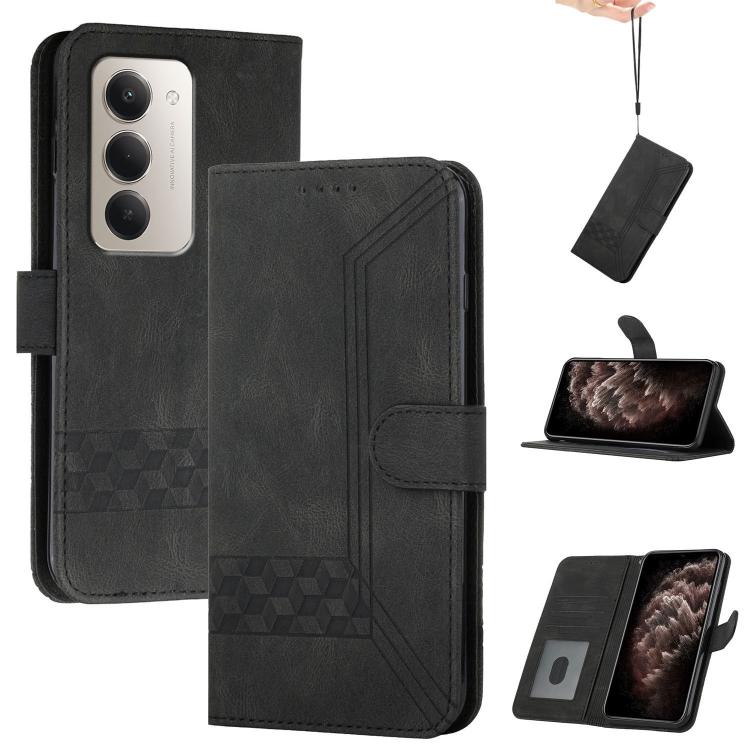 Cubic Skin Feel Flip Leather Phone Case, For Redmi A7 Pro 171mm / Poco C85x 5G, For Redmi Turbo 5 Max / Poco X8 Pro Max, For Redmi Turbo 5 5G / Poco X8 Pro 5G, For Redmi Note 15 4G / 5G 164mm / Poco M8 5G, For Redmi K90 Pro Max / Poco F8 Ultra         ...