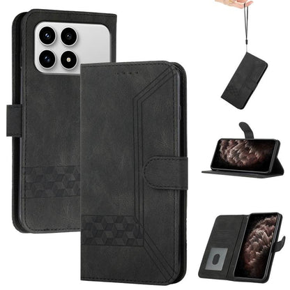 Cubic Skin Feel Flip Leather Phone Case, For Redmi A7 Pro 171mm / Poco C85x 5G, For Redmi Turbo 5 Max / Poco X8 Pro Max, For Redmi Turbo 5 5G / Poco X8 Pro 5G, For Redmi Note 15 4G / 5G 164mm / Poco M8 5G, For Redmi K90 Pro Max / Poco F8 Ultra         ...