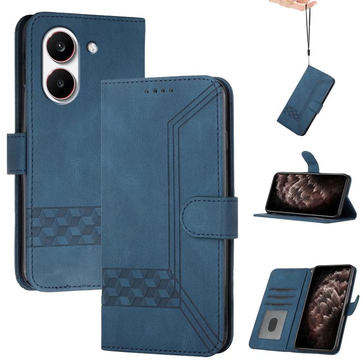 Cubic Skin Feel Flip Leather Phone Case, For Redmi A7 Pro 171mm / Poco C85x 5G, For Redmi Turbo 5 Max / Poco X8 Pro Max, For Redmi Turbo 5 5G / Poco X8 Pro 5G, For Redmi Note 15 4G / 5G 164mm / Poco M8 5G, For Redmi K90 Pro Max / Poco F8 Ultra         ...