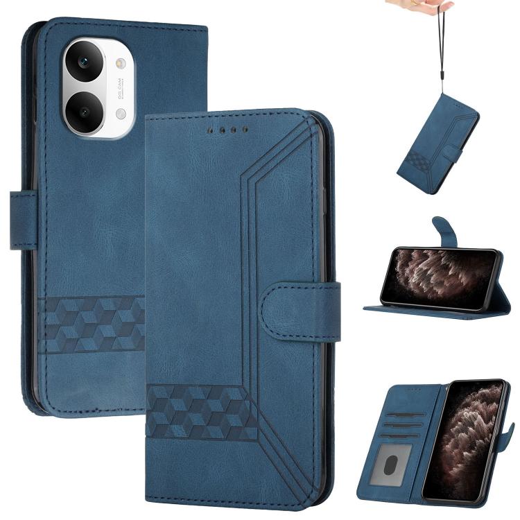 Cubic Skin Feel Flip Leather Phone Case, For Redmi A7 Pro 171mm / Poco C85x 5G, For Redmi Turbo 5 Max / Poco X8 Pro Max, For Redmi Turbo 5 5G / Poco X8 Pro 5G, For Redmi Note 15 4G / 5G 164mm / Poco M8 5G, For Redmi K90 Pro Max / Poco F8 Ultra         ...