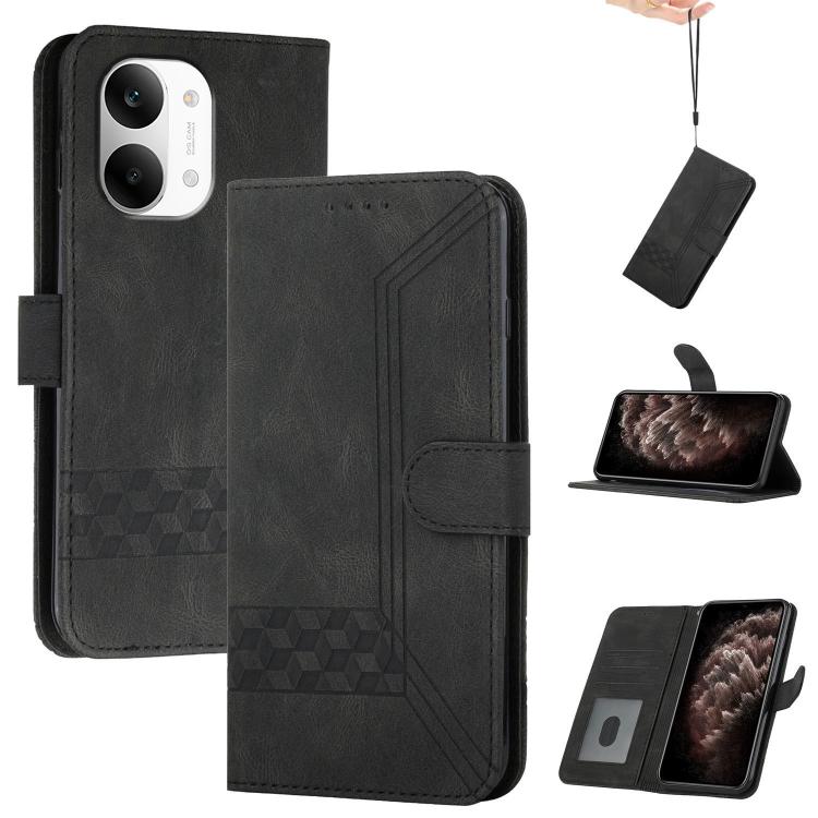 Cubic Skin Feel Flip Leather Phone Case, For Redmi A7 Pro 171mm / Poco C85x 5G, For Redmi Turbo 5 Max / Poco X8 Pro Max, For Redmi Turbo 5 5G / Poco X8 Pro 5G, For Redmi Note 15 4G / 5G 164mm / Poco M8 5G, For Redmi K90 Pro Max / Poco F8 Ultra         ...