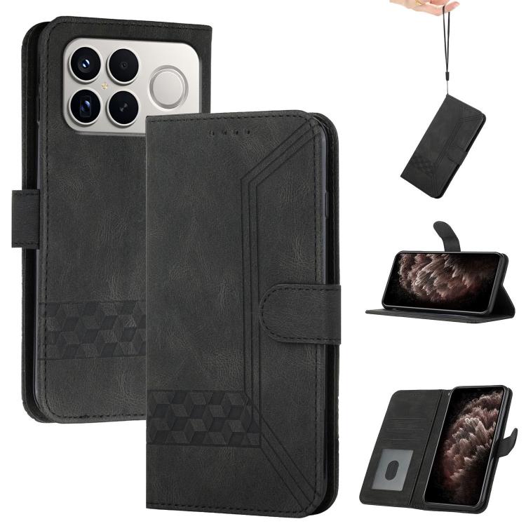 Cubic Skin Feel Flip Leather Phone Case, For Redmi A7 Pro 171mm / Poco C85x 5G, For Redmi Turbo 5 Max / Poco X8 Pro Max, For Redmi Turbo 5 5G / Poco X8 Pro 5G, For Redmi Note 15 4G / 5G 164mm / Poco M8 5G, For Redmi K90 Pro Max / Poco F8 Ultra         ...
