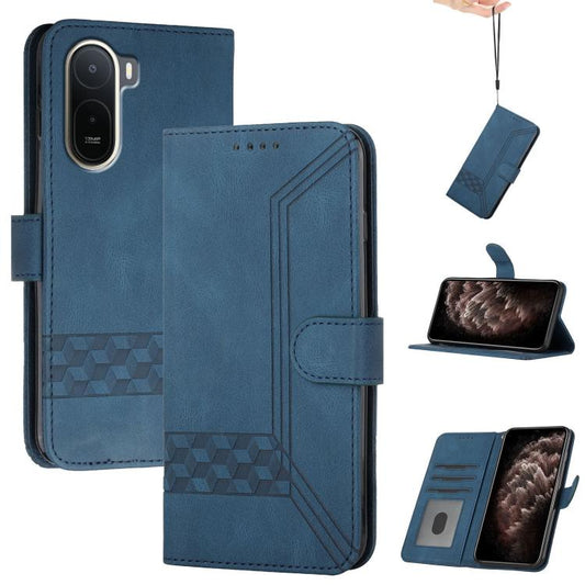 Cubic Skin Feel Flip Leather Phone Case, For Redmi A7 Pro 171mm / Poco C85x 5G, For Redmi Turbo 5 Max / Poco X8 Pro Max, For Redmi Turbo 5 5G / Poco X8 Pro 5G, For Redmi Note 15 4G / 5G 164mm / Poco M8 5G, For Redmi K90 Pro Max / Poco F8 Ultra