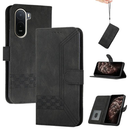 Cubic Skin Feel Flip Leather Phone Case, For Redmi A7 Pro 171mm / Poco C85x 5G, For Redmi Turbo 5 Max / Poco X8 Pro Max, For Redmi Turbo 5 5G / Poco X8 Pro 5G, For Redmi Note 15 4G / 5G 164mm / Poco M8 5G, For Redmi K90 Pro Max / Poco F8 Ultra         ...
